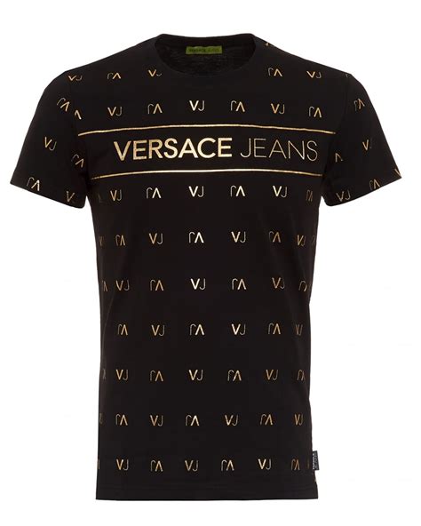 mens versace jeans polo|Versace t shirt men price.